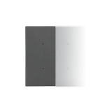 Simon 55 Klawisz połówkowy bez piktogramu do produktów elektronicznych Grafitowy mat