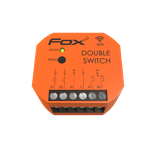 DOUBLE SWITCH 2 kanałowy przekaźnik Wi-Fi 230V WI-R2S2-P F&F