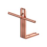 AN-11R/CU/-N Uchwyt kątowy prosty H=10cm Z-zagięcie /CU/