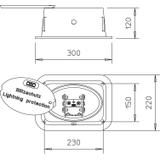 5700 SP, Skrzynka kontrolna podłogowa