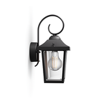 Buzzard wall lantern black 1x60W 230V