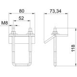 SB MS 41 M8 FT Obejma