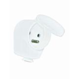 WTYCZKA JEDNOFAZOWA KĄTOWA Z TWORZYWA 2P+Z 10/16A Wtyczka-gniazdo z pokrywą 2P+Z 10/16A 250V 9002223 PCE