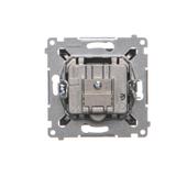 Simon 54 Gniazdo antenowe R-TV końcowe separowane tłum.1dB czarny