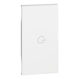 LIVING NOW 'MY HOME' - KLAWISZ Z SYMBOLEM  WYJŚCIE  - 2 MODUŁY - BIEL, Bticino