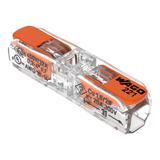 Szybkozłączka przelotowa z dźwignią 2x 0,2‑4mm2 Inline 221‑2411 /60szt./ WAGO