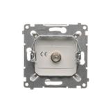 Simon 54 Gniazdo antenowe SAT pojedyncze Do instalacji indywidualnych złoty mat