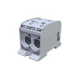 STB 95-2 Złączka szynowa gwintowa Al/Cu 87520 SIMBLOCK szary