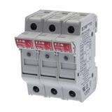 4P 10X38MFH30A 600V Midget withindicator Podstawa wkładki cylindrycznej 10x38 4P 32A 690VAC wskaźnik