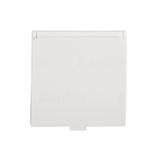 BIURO 04-1230-102 bi  Gniazdo zasilające Schuko, z klapką, IP20, z ochroną styków