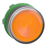 Harmony XB5 Przycisk płaski pomarańczowy LED plastikowy karbowana bez oznaczenia ZB5AW353S SCHNEIDER