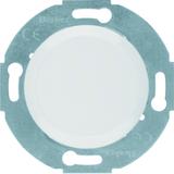 BERKER 1930/Glas Zaślepka z elementem centralnym biały 67100920 HAGER