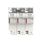 Podstawa bezpiecznikowa 22x58 3P 125A 690V AC mikroprzekaźnik CH223DMSU-F EATON