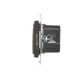 Simon 54 Ściemniacz dwuprzyciskowy 40–500 W (300 VA) brąz mat D75310.01/46 KONTAKT
