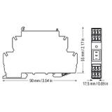 TASTER, RASTEND, 1-POL, 16A/250VAC