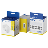 CZUJNIK MIKROFALOWY RUCHU CM-1, MAX 1200W, AC220-240V, 50/60HZ, KĄT DZIAŁANIA 180*, ZASIĘG 1-8M ± 1,