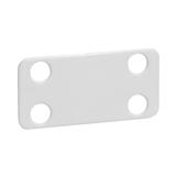 PŁYTKA OPISOWA DO OPASEK O SZEROKOŚCI MAKS. 4,6MM - 40X22MM - BEZBARWNA, Legrand