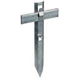 Śledź do płaskownika, prosty, dł. 280 mm, St/tZn