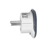 Adapter podróżny - Go to Europe, 230V/13A, uniwersalne gniazdo, wtyczka Uni-Schuko, szary TA-5 ORNO
