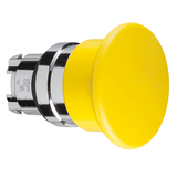 Harmony XB4 Przycisk grzybek fi40 żółty z samopowrotem metalowy ZB4BC5 Schneider