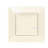 VALENA LIFE WITH NETATMO - ŁĄCZNIK CONNECTED Z FUNKCJĄ ŚCIEMNIANIA KREMOWY, Legrand