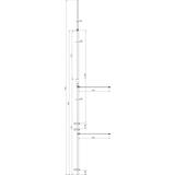 Zestaw DEHNiso-Combi wariant B, wys. 5700 mm, GFK/Al