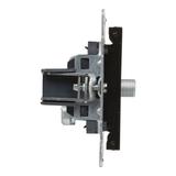 SUNO - Gniazdo TV typ  F  - końcowe - 1.5 dB, Czarny, Legrand