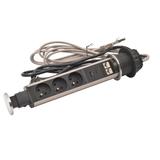 INCARA: TOWER 60 - 3X2P+Z / USB A+C / 2XRJ45 - 2,0 M, Legrand