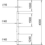 isFang 4000, Maszt izolowany