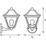 ENDURA® CLASSIC TRADITION ALU Up E27 GD Oprawa zewnętrzna