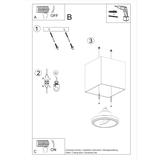 Sollux Plafon BLAKE szary SL.0699