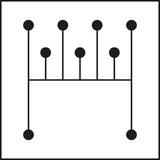 Blok rozdzielczy 2x4-50mm2-3x2,5-25mm2-4x2,5-16mm2 niebieski DB1-48.11 OPATÓWEK