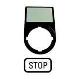 M22S-ST-GB0 Tabliczki opisowe,ramki tabliczek STOP 216494 EATON