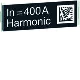 ACB HW2/4 Wtyczka z oznaczeniem znamionowym wyłącznika 400A Harmonic HWW684H HAGER
