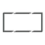 Ramka wypełniająca podwójna DECO grafitowy mat 28DRW-2 KARLIK