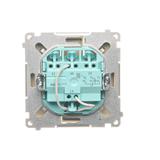 Simon Basic Przycisk potrójny z podświetleniem LED 10A szybkozłączka beż