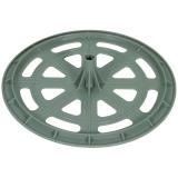 Podkładka PVC do podstawy betonowej DEHNiso-DLH, fi 300 mm z gniazdem do pręta fi 10 mm