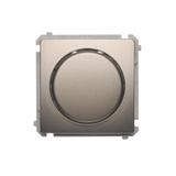 Simon Basic Ściemniacz naciskowo-obrotowy jednobiegunowy do LED ściemnialnych 230V satynowy