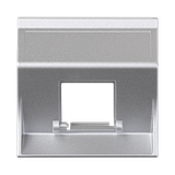 Simon CONNECT Płytka S500, 1x RJ bez osłon skośna; do adapterów