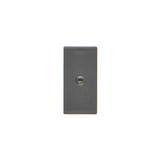 Simon Connect Płytka K45/2 gniazda mini-jack 225x45mm + wkład zaciski śrubowe szary grafit K123B/14 KONTAKT