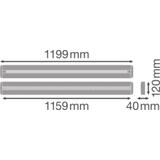 Oprawa liniowa z bezpośrednim i pośrednim rozsyłem światła LINEAR IndiviLED D/I DALI 1200 42W 4000K