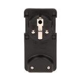 Wtyczka płaska Uni-Schuko z uchwytem czarna OR-AE-1311/B ORNO