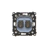 Simon 55 Gniazdo HDMI podwójne Aluminium mat TGHDMI2.01/143 KONTAKT