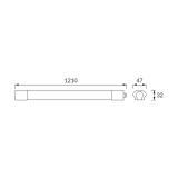 Ideus oprawa liniowa LED Frodo 18W 3810lm 6500K IP65 121cm 03917