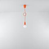Sollux Lampa wisząca DIEGO 1 pomarańczowy SL.0584