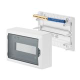 ECONOMIC BOX RN 1/12 drzwi transparentne (N+PE) IP 40