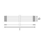 Oprawa DAMP PROOF 1500 2xLAMP HOUSING TH-KIT 5x2.5