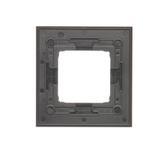 Simon 54 Nature Ramka 1-krotna Nature-Metal INOX YIN IP20/IP44* (*IP44-należy zastosować uszczelkę ramki DUN1) DRN1/78 KONTAKT