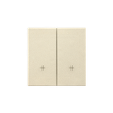 Simon 55 Klawisz podwójny z piktogramami krzyżowymi do: SW7/2M SW6/2WM Szampański mat TKW7/2/144 KONTAKT