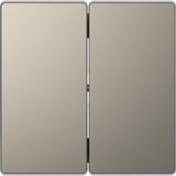 Merten, D-Life, klawisz podwójny, nikiel